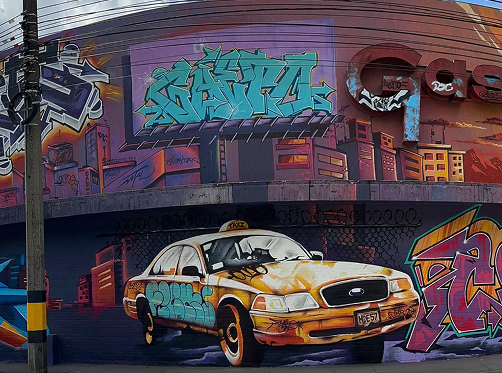 Grafiti, muro gaseosas Lux